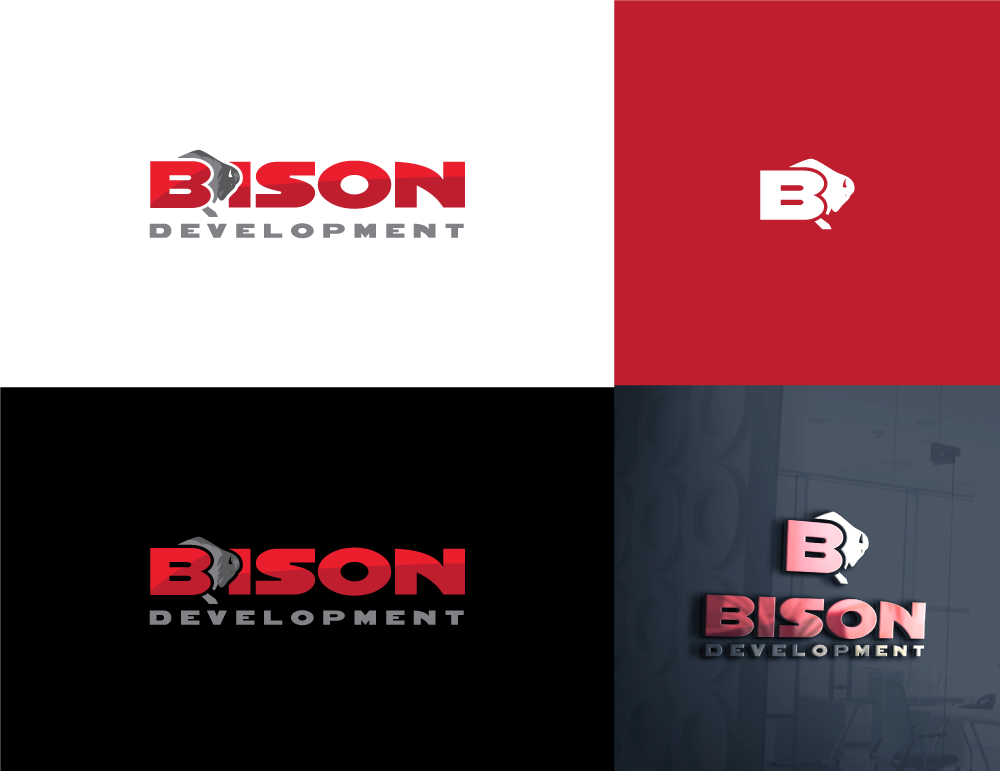 Logo Design by Cre@8ive.Colors for Bison Development Company | Design #28276465