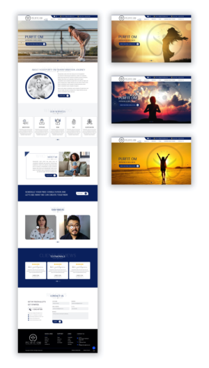 Design de Page d'Accueil par pb pour ce projet | Design #28304718
