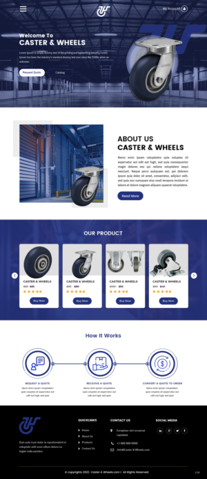 Web Design by pb for this project | Design: #28275613