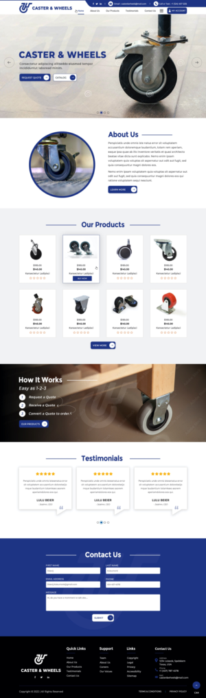 Web Design by pb for this project | Design: #28275618