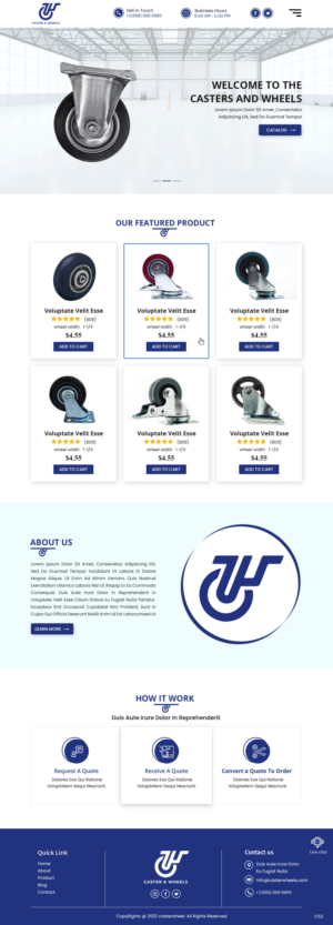 Web Design by pb for this project | Design: #28280957