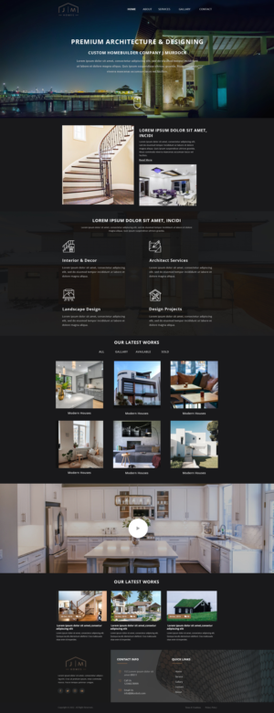 Web Design by pentaxial for J Murdock Homes | Design: #28274252