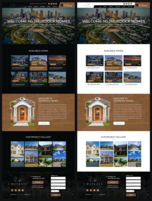 Web Design by pb for J Murdock Homes | Design: #28275644