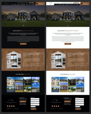 Web Design by pb for J Murdock Homes | Design: #28311064