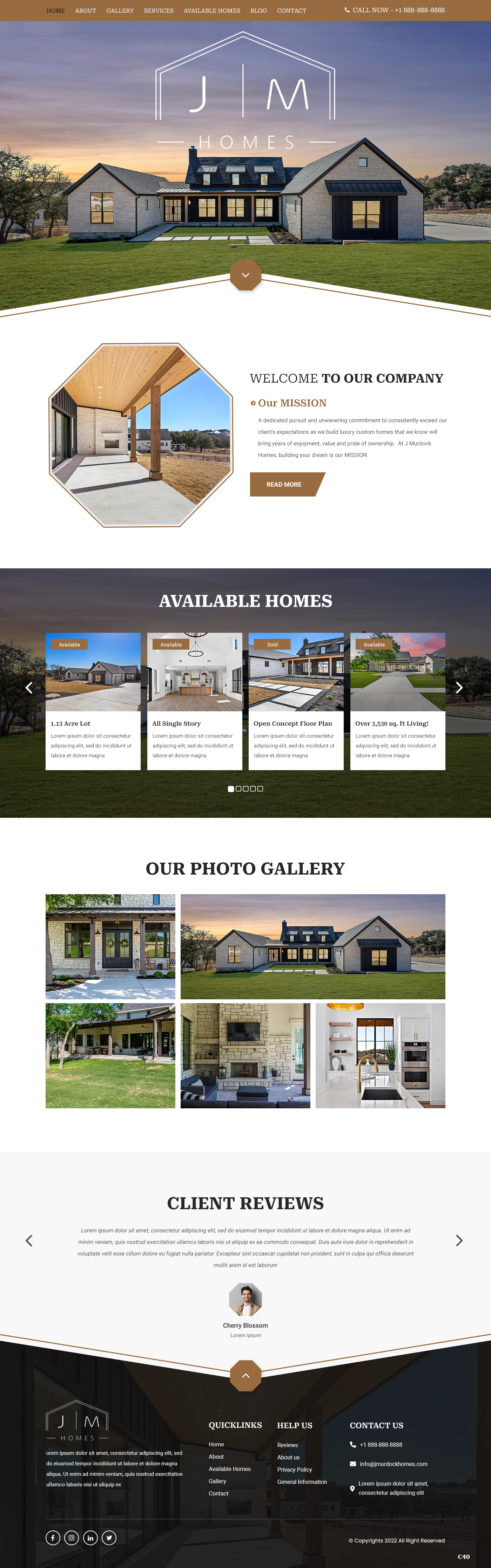 Web Design by pb for J Murdock Homes | Design #28312399