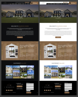 Web Design by pb for J Murdock Homes | Design: #28312412