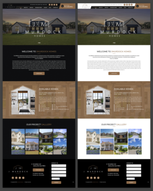 Web Design by pb for J Murdock Homes | Design: #28316003