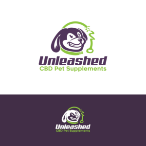 Unleashed, CBD Pet Supplements | Diseño de Logo por LAXMI DESIGNHUB
