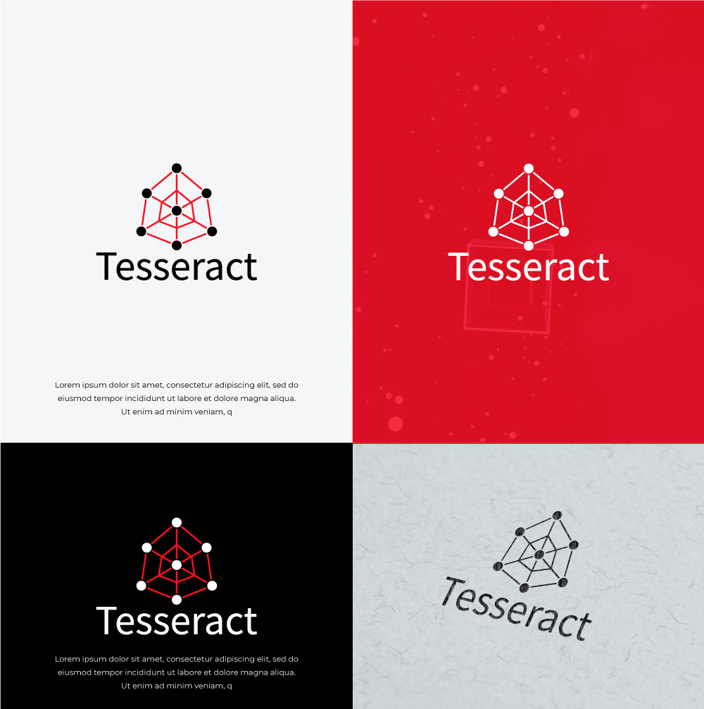 Diseño de Logo por HWdesigns para Tesseract, LLC | Diseño #28271303