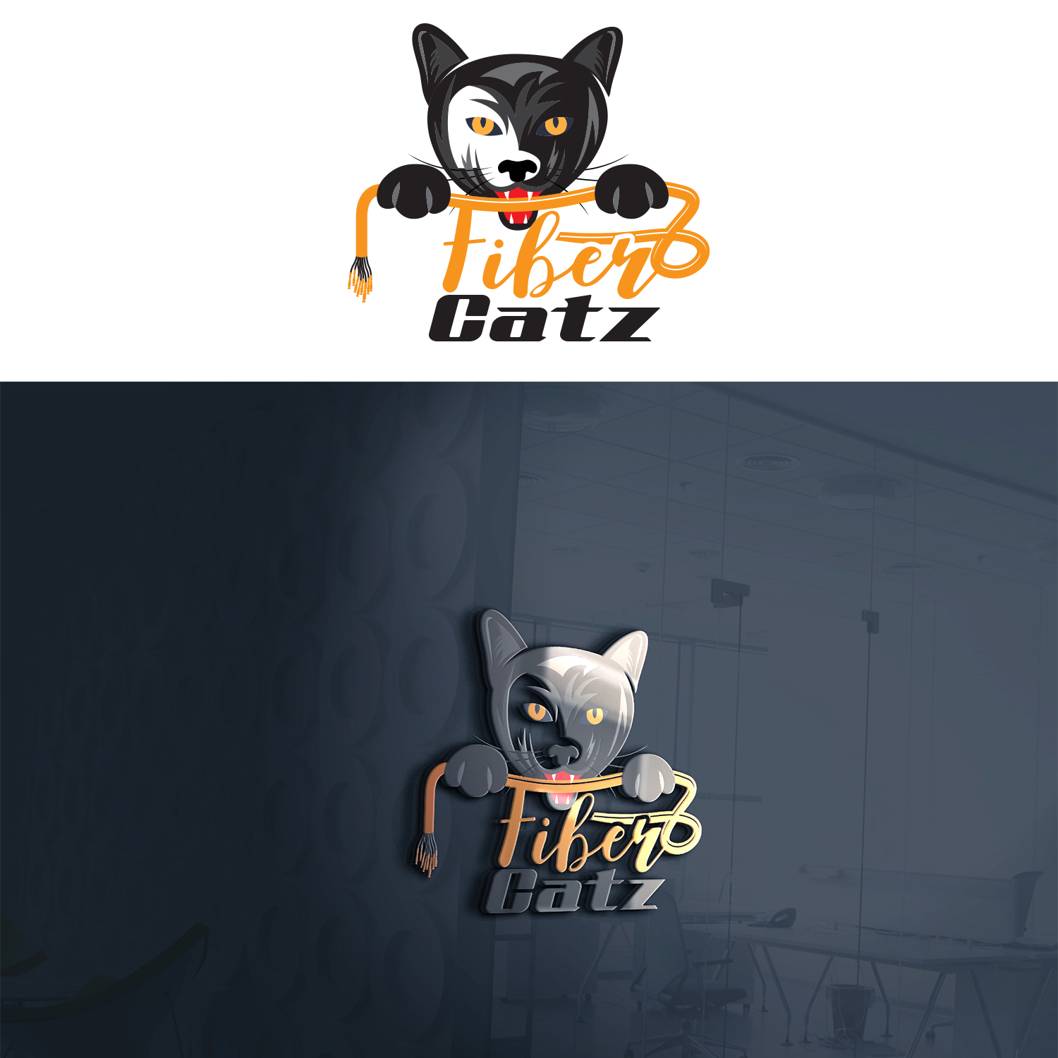 Diseño de Logo por Maxo-Biz para Fiber Catz | Diseño #28289854