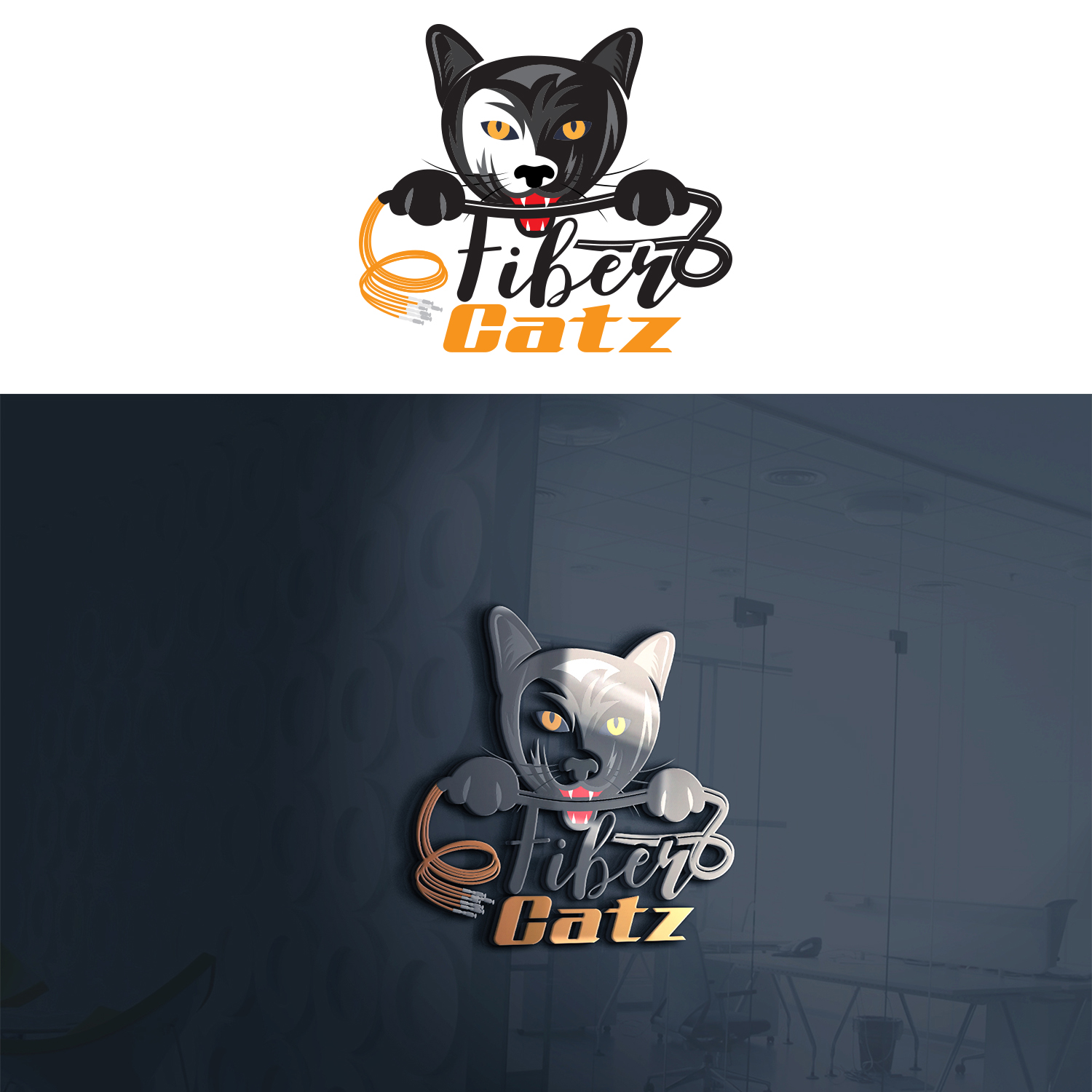 Diseño de Logo por Maxo-Biz para Fiber Catz | Diseño #28289855