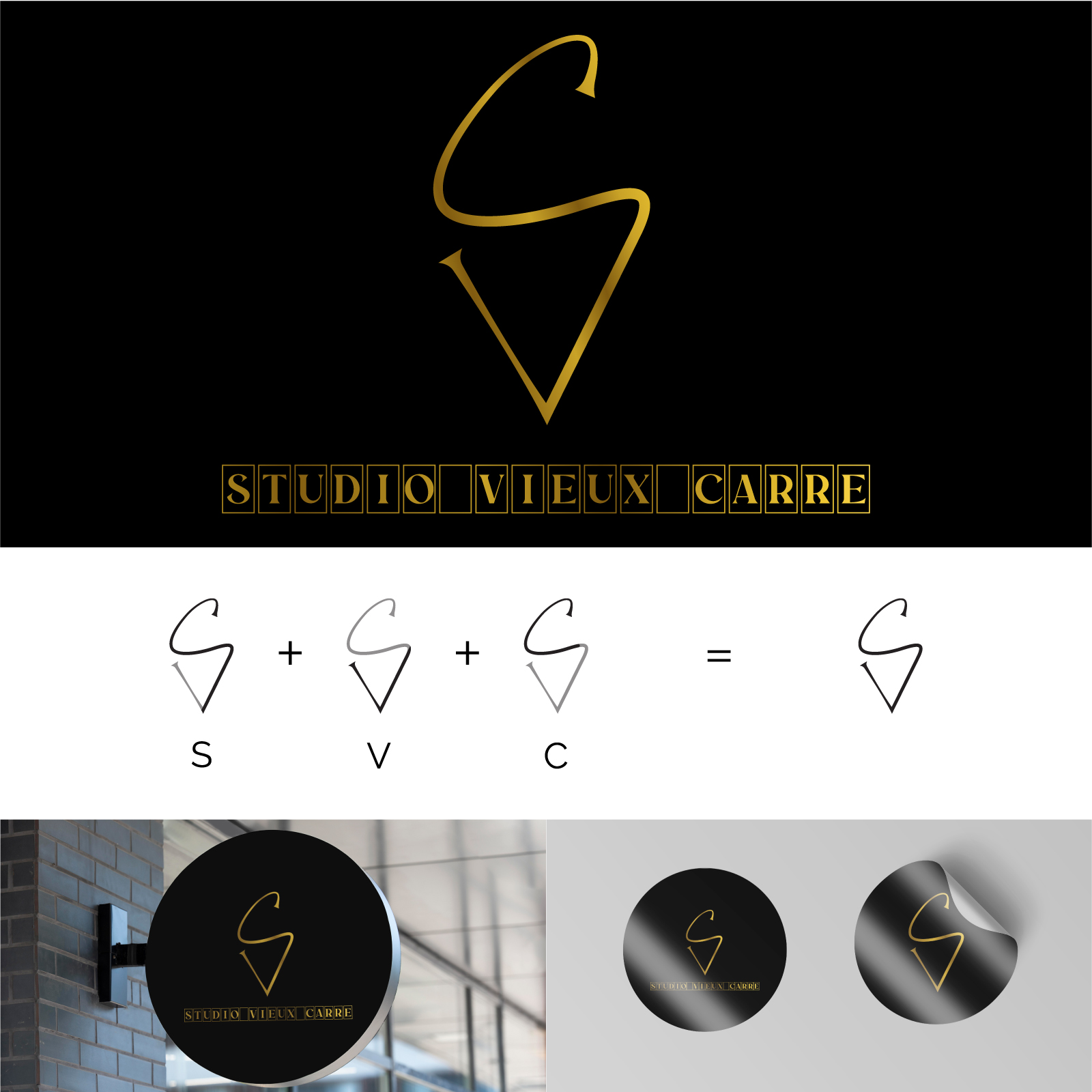 Logo-Design von mrvnjhnch für STUDIO VIEUX CARRE | Design #28310440