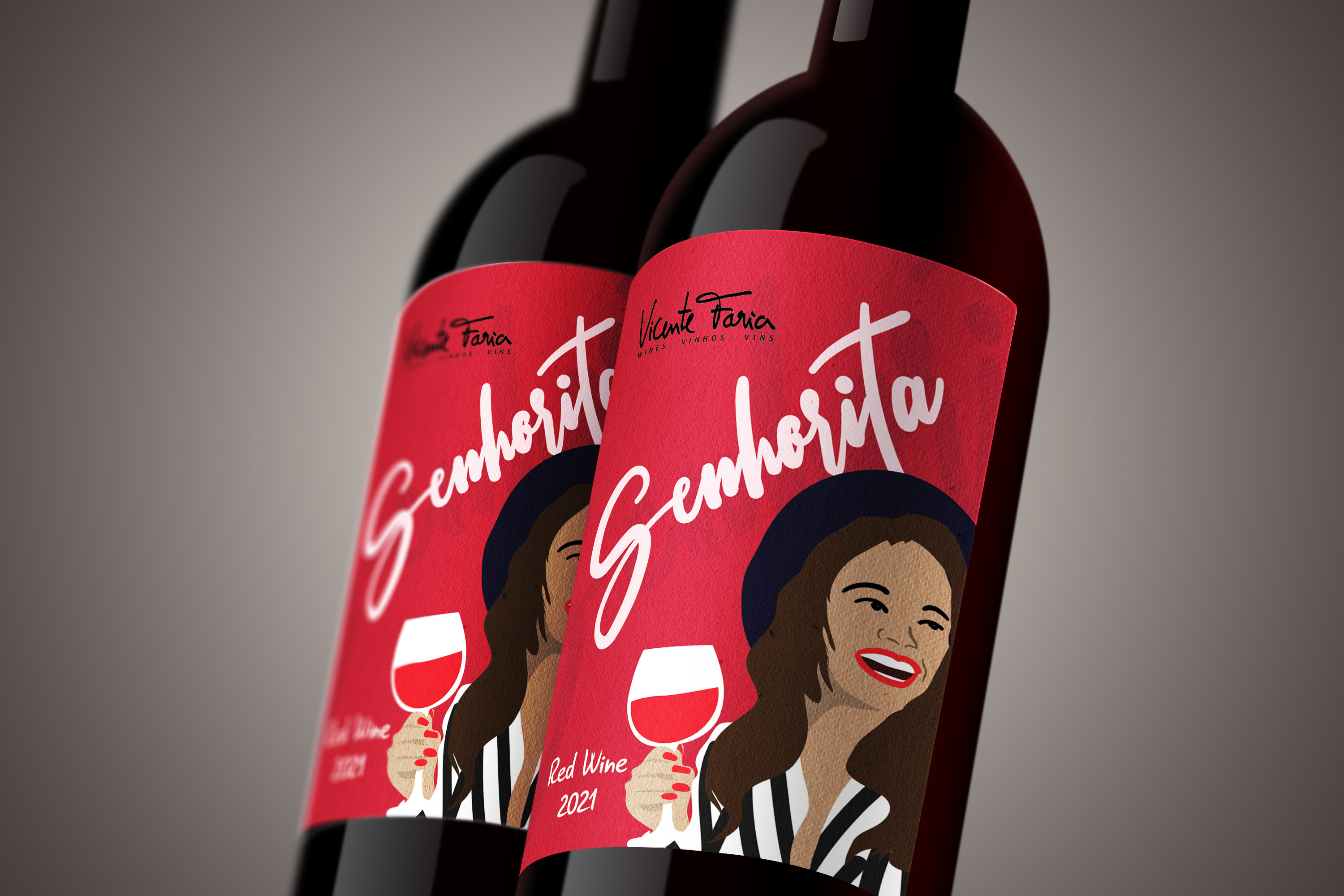 Label Design by Aliaksandr for Vicente Faria Vinhos S.A. | Design #28323051