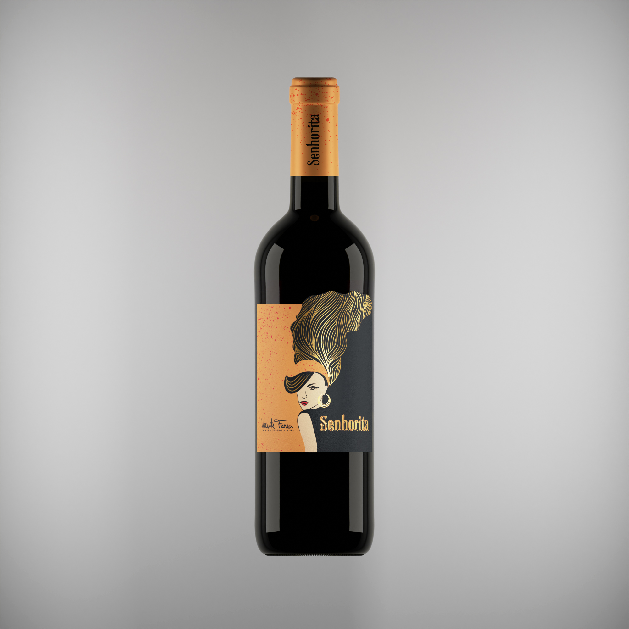 Diseño de Etiqueta por MilM para Vicente Faria Vinhos S.A. | Diseño: #28293286