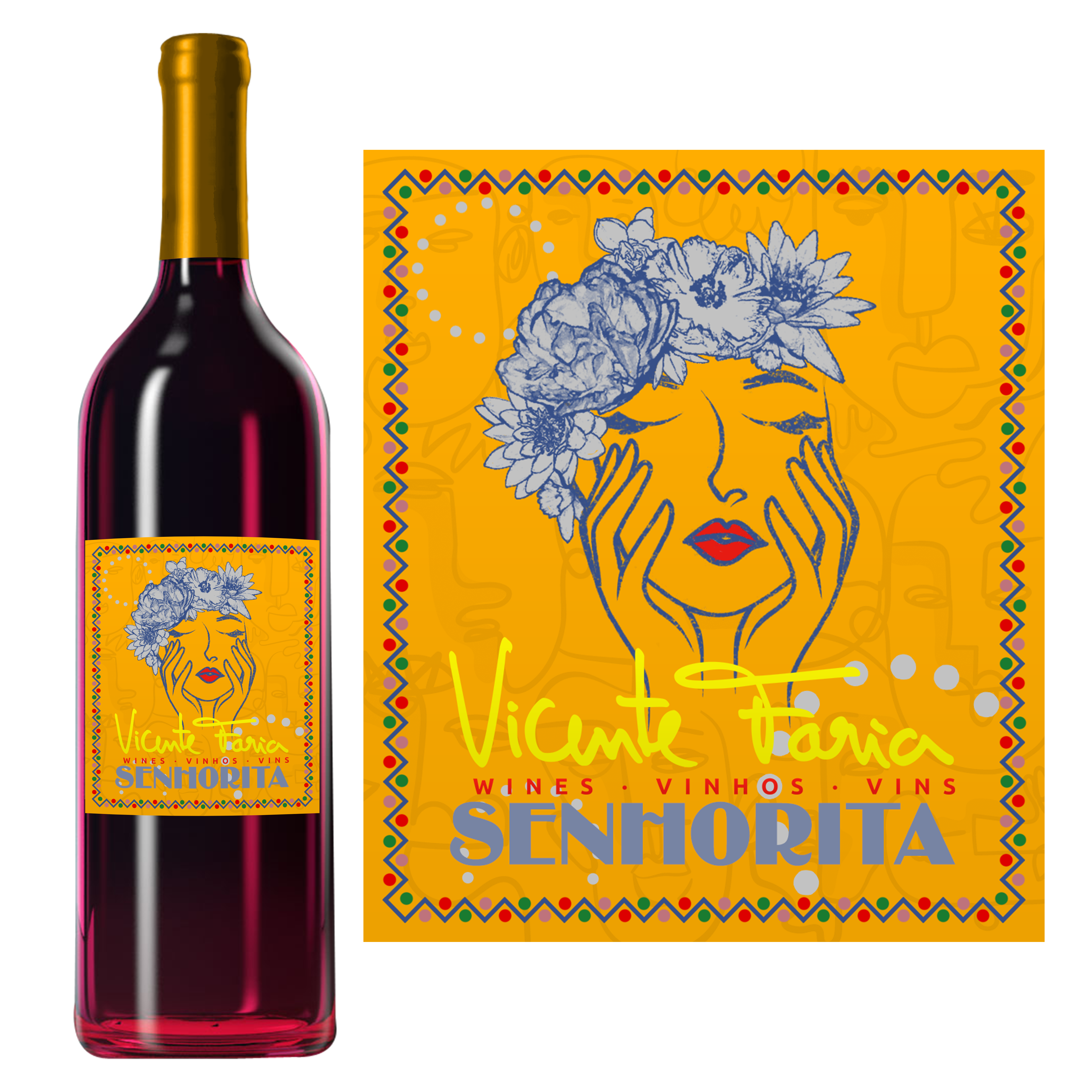 Label Design by Nordic Designer for Vicente Faria Vinhos S.A. | Design #28284096