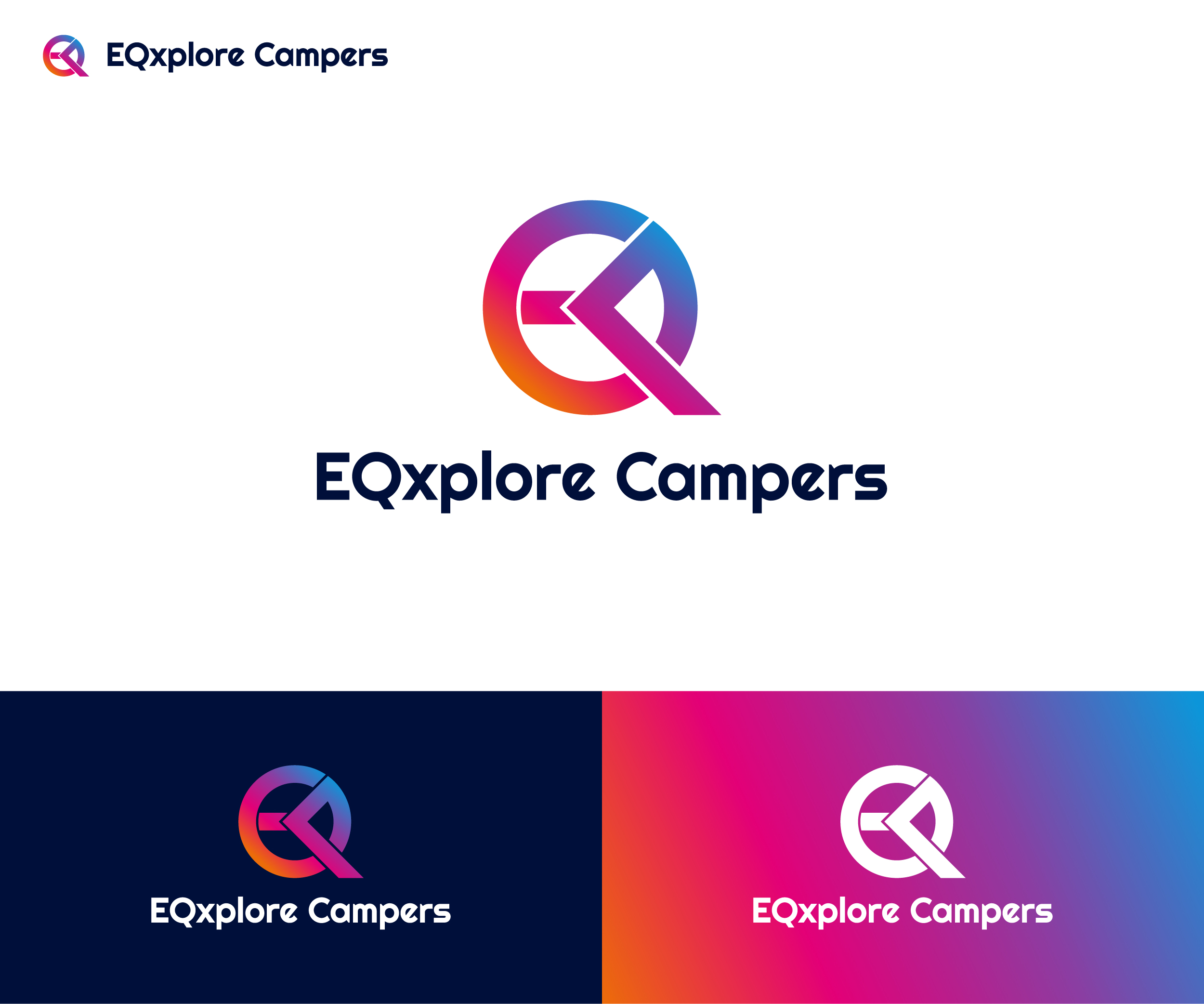 Logo Design by DigiMotto for EQxplore Campers | Design #28297957