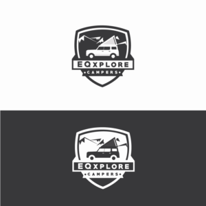 Logo Design by alitjuara for EQxplore Campers | Design #28312356
