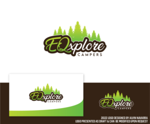 Logo Design by alvinnavarra for EQxplore Campers | Design: #28297604