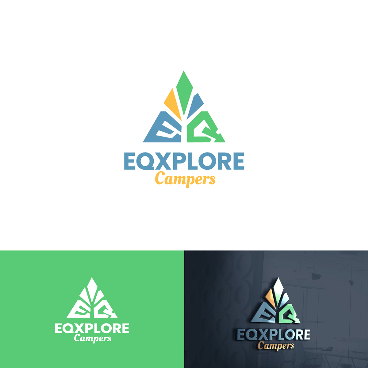 Logo Design by Fandiart for EQxplore Campers | Design #28302105