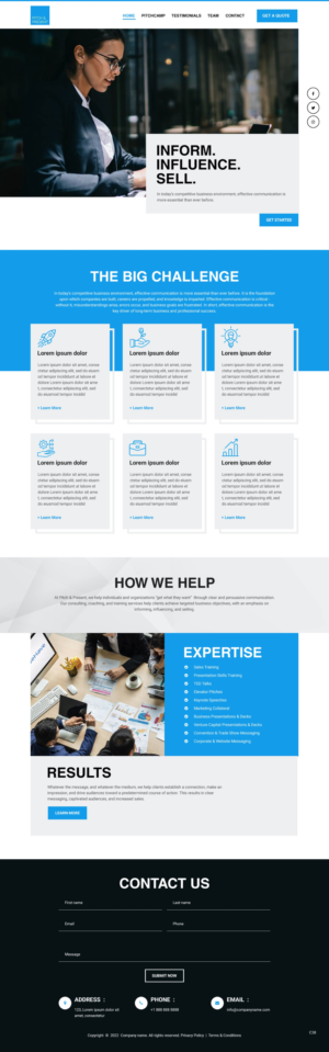 Web Design by pb for this project | Design: #28286843