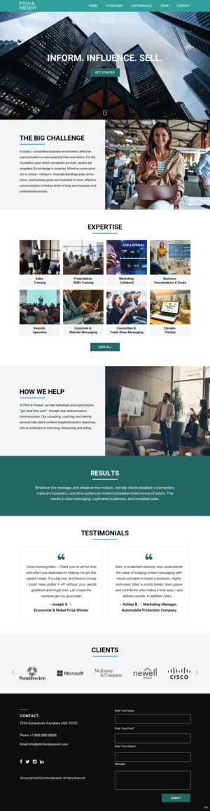Web Design by pb for this project | Design: #28286844