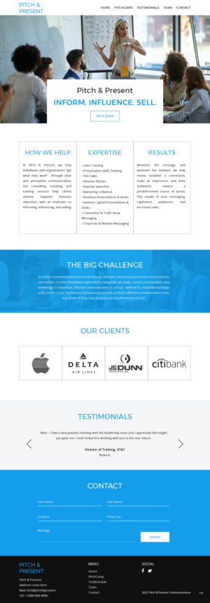 Web Design by pb for this project | Design: #28286853