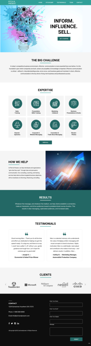 Web Design by pb for this project | Design: #28311074