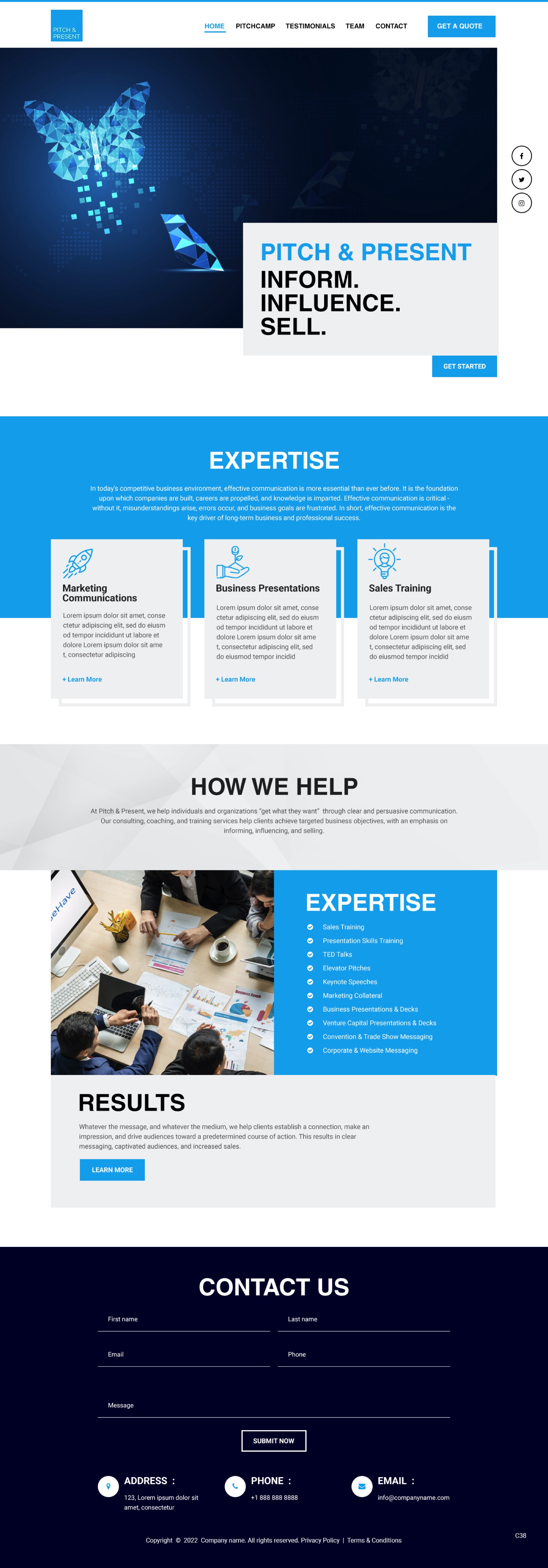 Web Design by pb for this project | Design #28311075