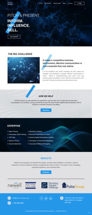 Web Design by pb for this project | Design: #28311076