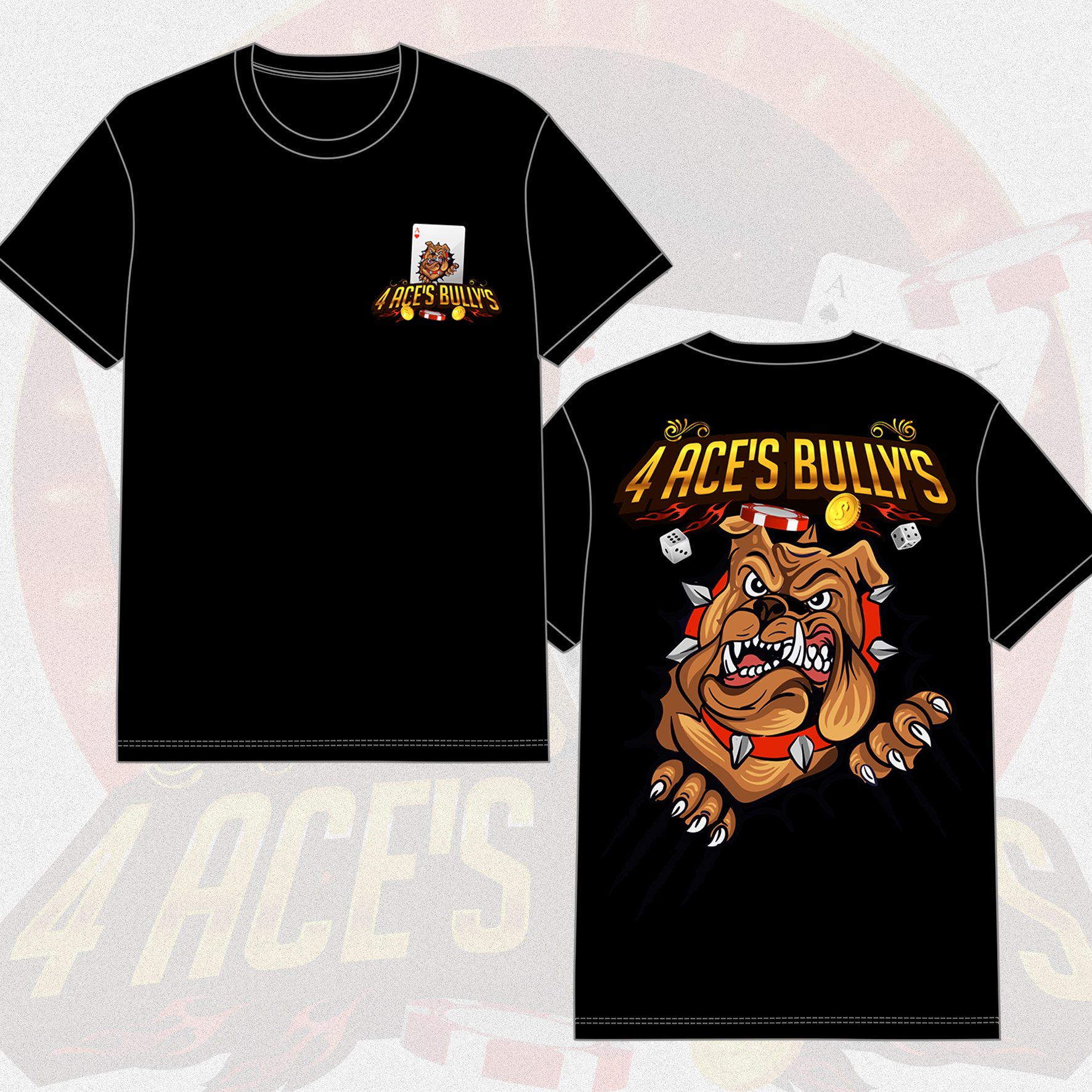 Design de T-shirt par fajarstones pour 4 Ace's Bully's | Design #28289249