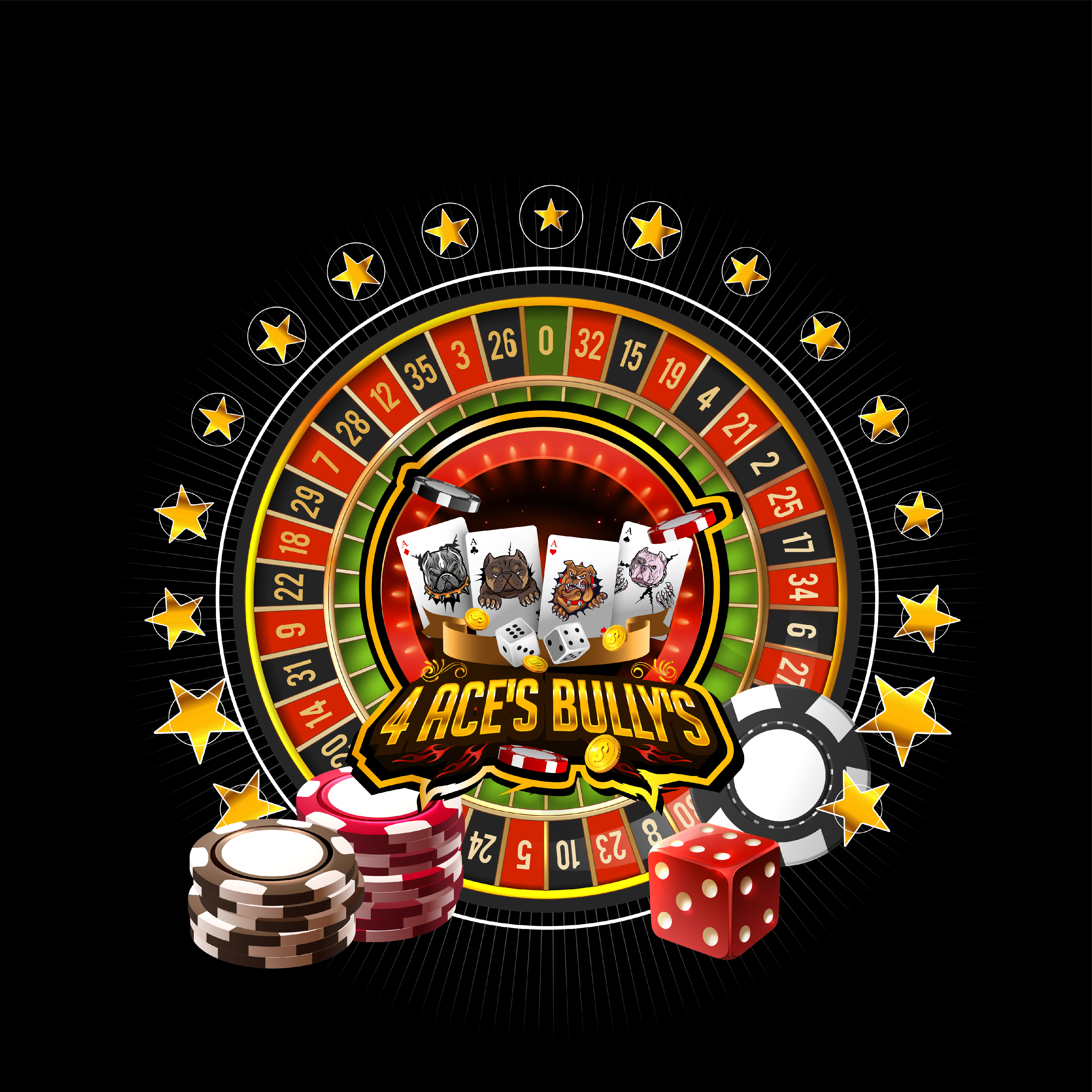 T-shirt Design by Arctic Designs for 4 Ace's Bully's | Design #28286112