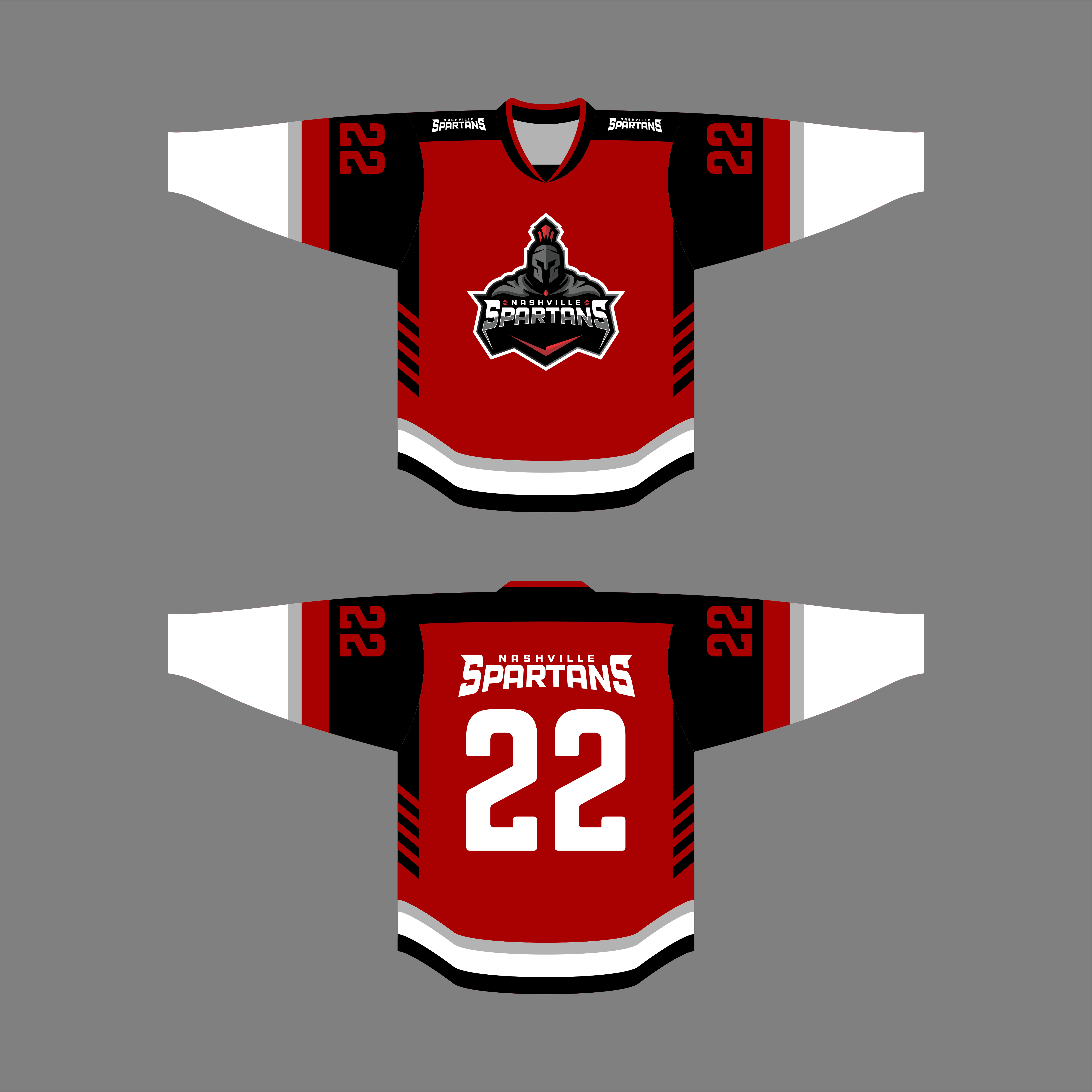 T-shirt Design by RenCan for Nashville Spartans Hockey | Design #28287476