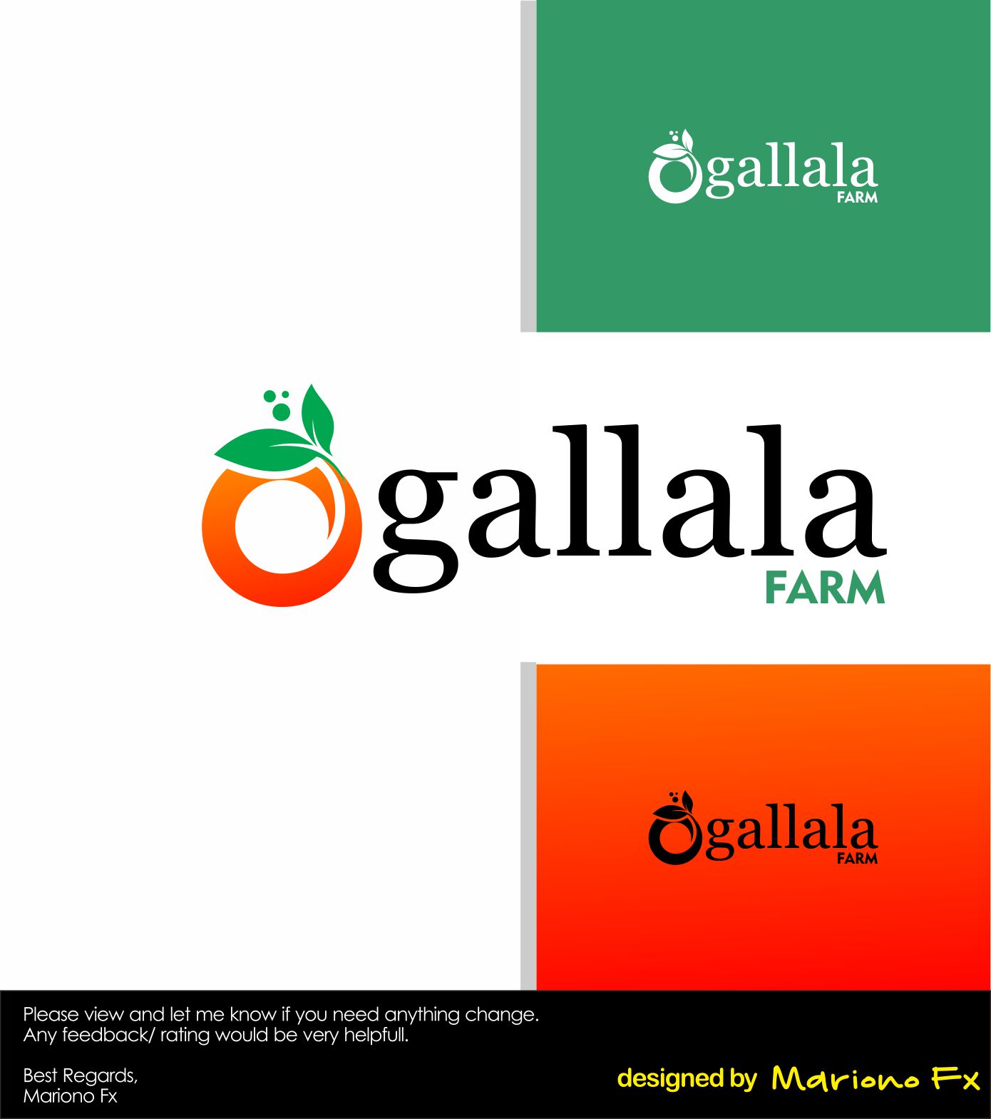 Logo-Design von Mariono Fx für Ogallala Farm, LLC | Design #28288332