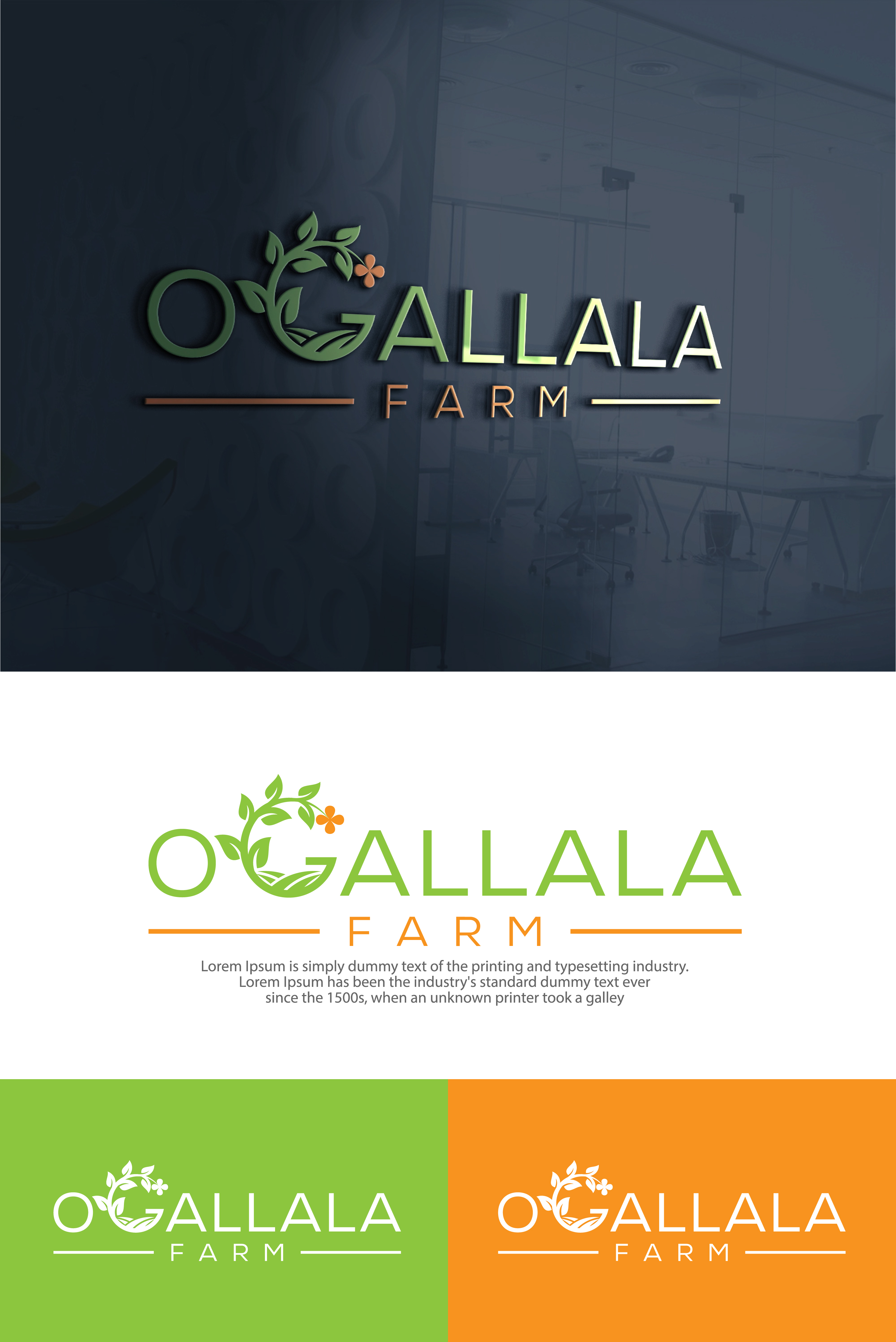Logo-Design von Mongsh für Ogallala Farm, LLC | Design #28284904