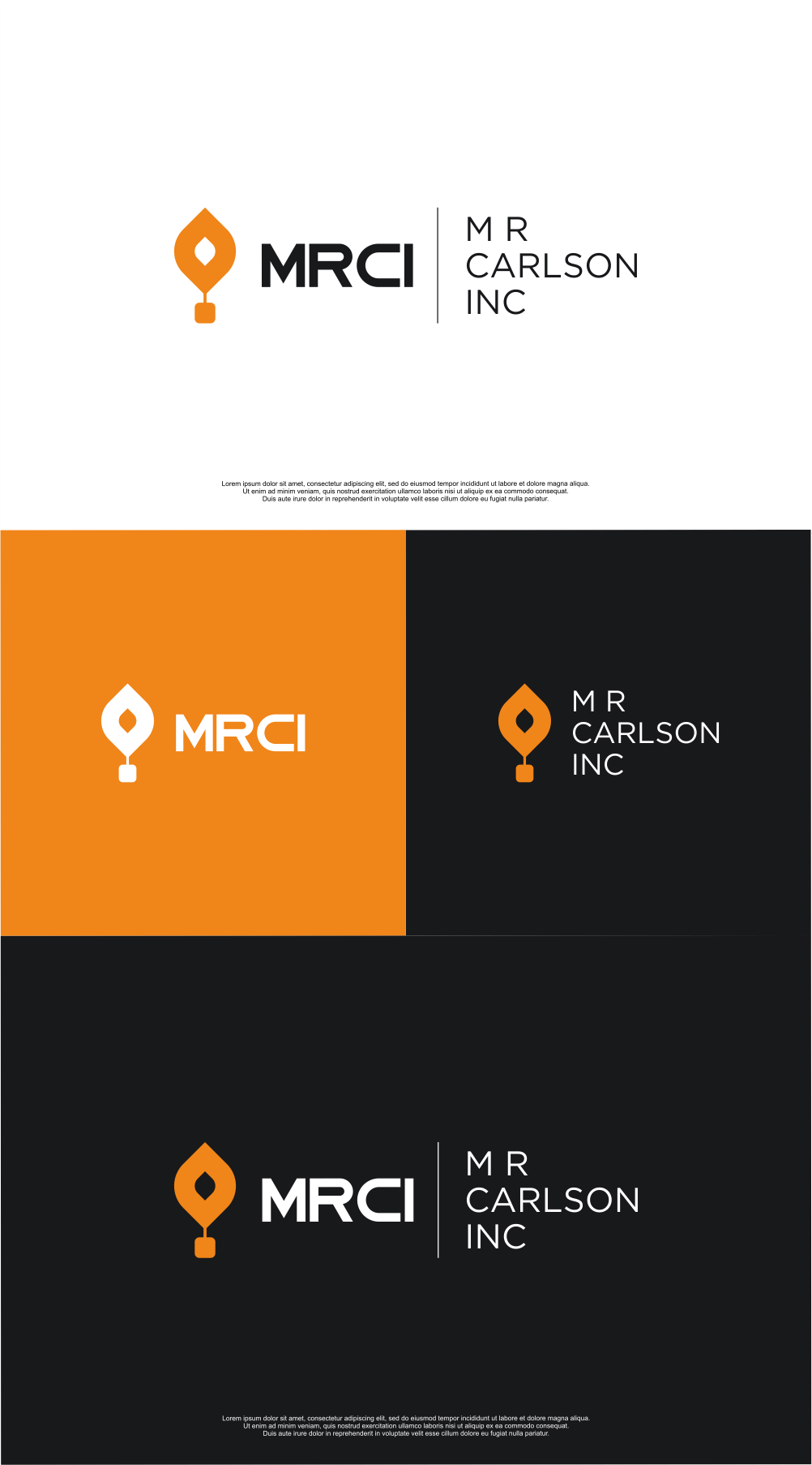 Logo Design by MASH Std for M R Carlson Inc | Design #28288077