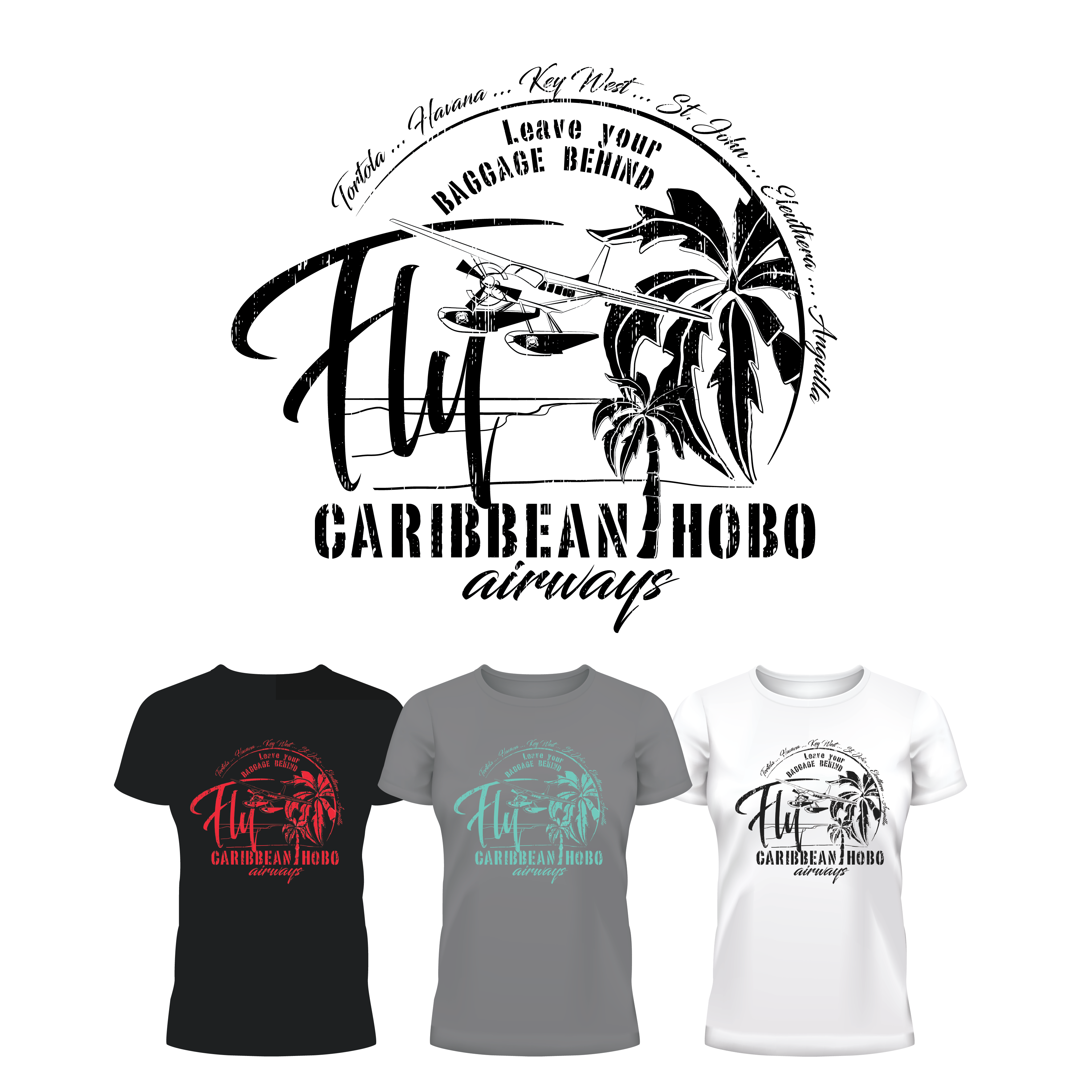 T-shirt Design by Wanda.G for Caribbean Hobo | Design #28285501