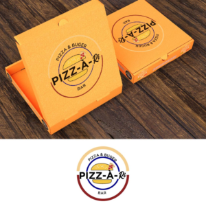 Diseño de Logo por GraphicTec para Pizz-a-Ri | Diseño: #28302985