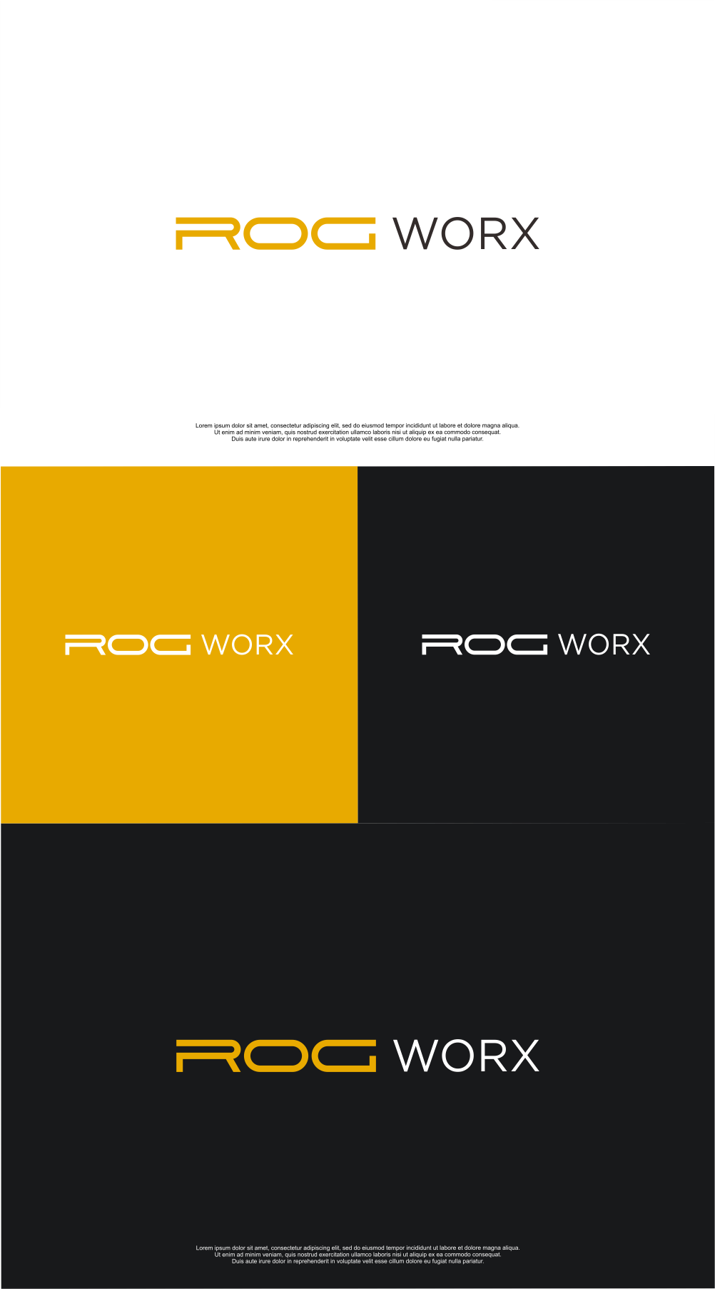 Logo Design by MASH Std for ROGworx | Design #28288262