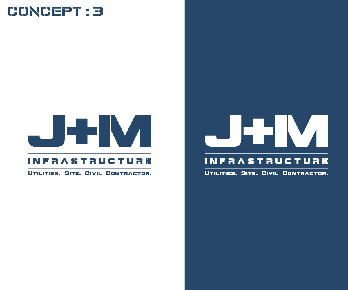 Logo Design by RS_Design for J+M Infrastructure | Design #28287081