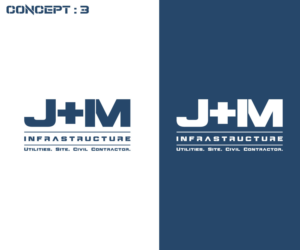 Logo Design by RS_Design for J+M Infrastructure | Design: #28287081