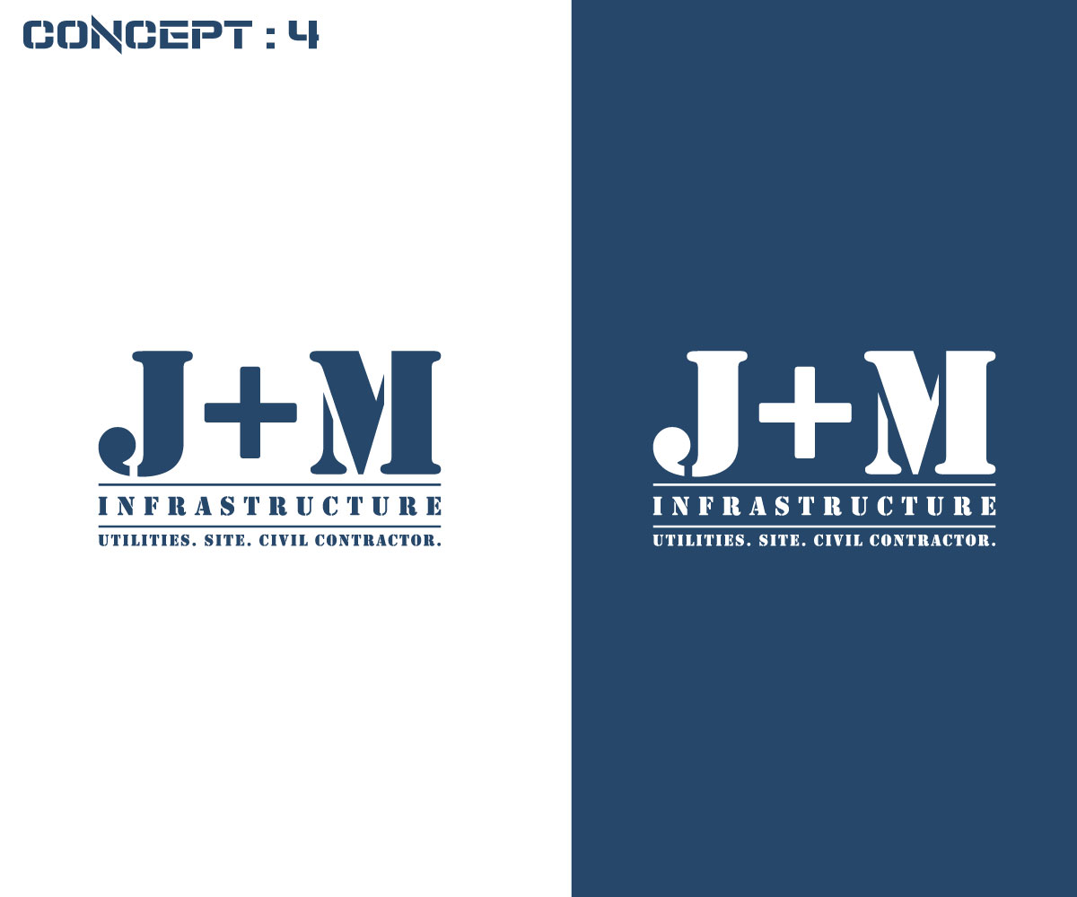 Logo Design by RS_Design for J+M Infrastructure | Design #28287082