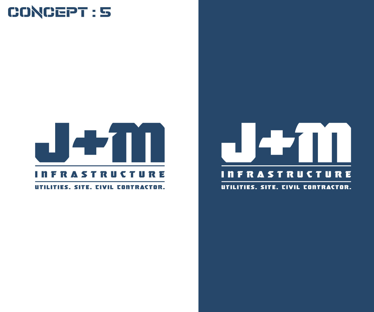 Logo Design by RS_Design for J+M Infrastructure | Design #28287095