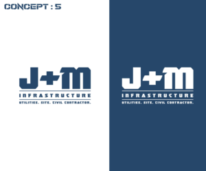 Logo Design by RS_Design for J+M Infrastructure | Design: #28287095