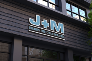 Logo Design by Kavth for J+M Infrastructure | Design: #28320582