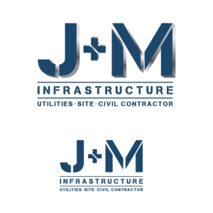 Logo Design by H4R5Z for J+M Infrastructure | Design: #28291550