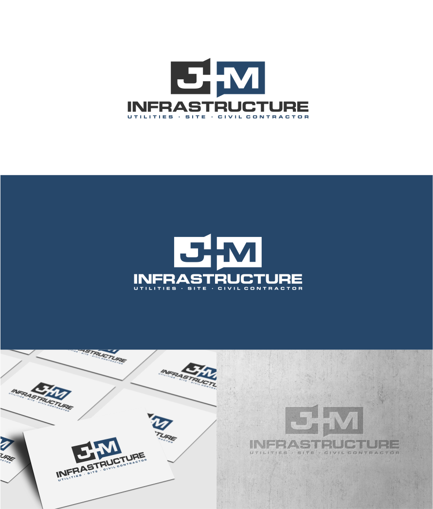 Logo Design by artswolf for J+M Infrastructure | Design #28313338