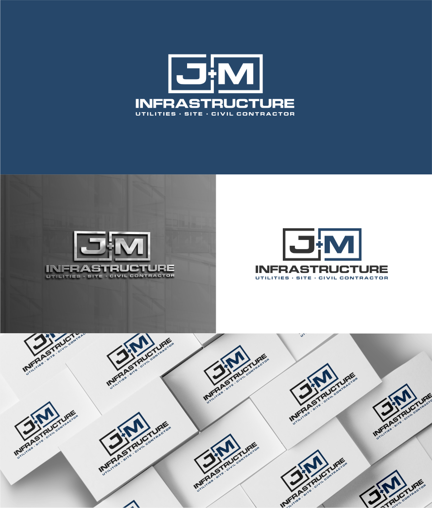 Logo Design by artswolf for J+M Infrastructure | Design #28313339