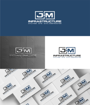Logo Design by artswolf for J+M Infrastructure | Design: #28313339