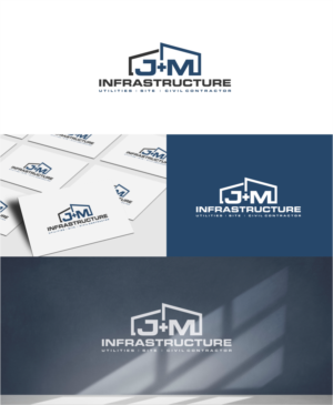 Logo Design by artswolf for J+M Infrastructure | Design: #28313341