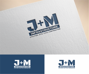 Logo Design by MKR for J+M Infrastructure | Design: #28288177